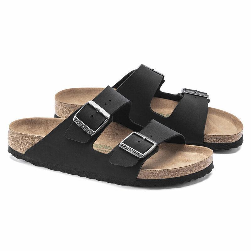 Arizona Birkenstock Vegan Birkibuc Damske Čierne | SK 6UZG